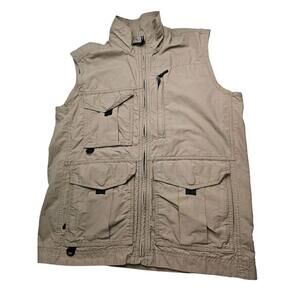 Red Head Vest Men S Beige Fishing Hunting Outdoor Pockets Utility Bass Pro Shop